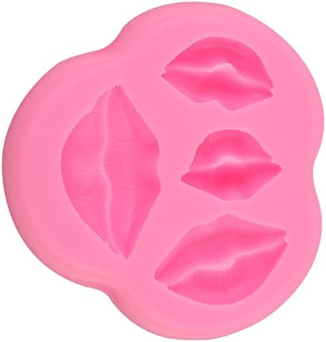 DIY Fondant Silicone Lips Shape Baking Tool - Roseate