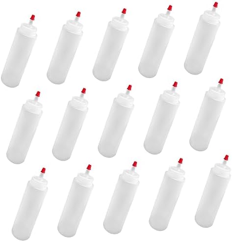 Zerodeko 15pcs Mini Condiment Bottles
