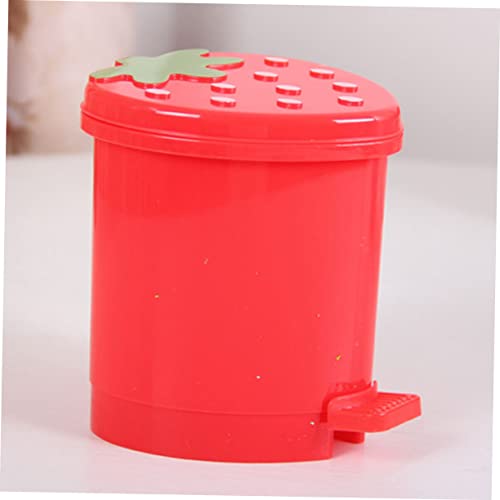 BUGUUYO Cute Strawberry Shaped Trash Can for Kids and Office