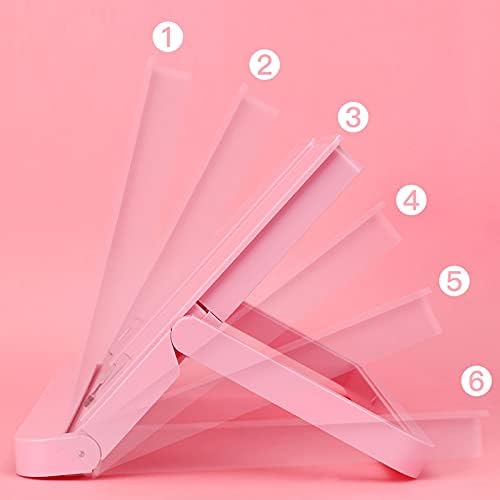 Yuidaaavzz Adjustable Cookbook Stand Portable Foldable Reading Holder