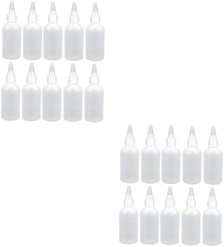 20 Pcs Reusable Condiment Squeeze Bottles