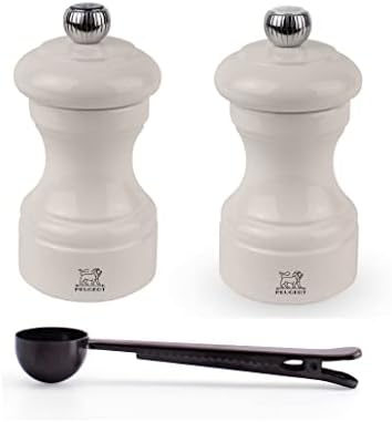Peugeot Bistro Salt Pepper Mill Set with Spice Scoop
