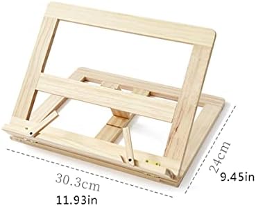 Yuidaaavzz Adjustable Cookbook Holder Book Stand