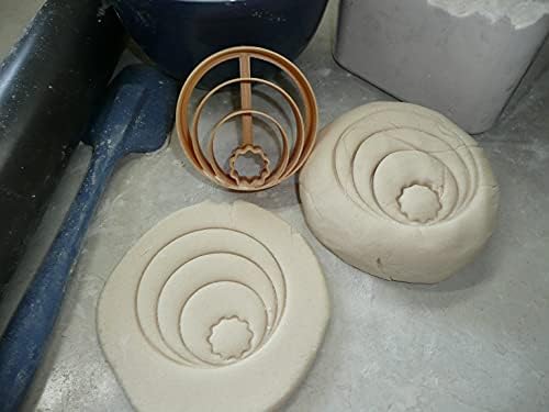 Circle Pattern Concha Cookie Cutters Set of 2 Sizes