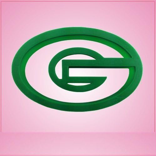 CusCus Oval Letter G Cookie Cutter Green