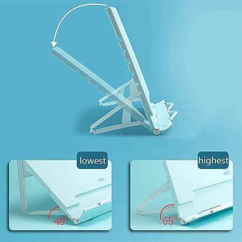 Adjustable Book Stand for Heavy Textbooks and Tablets