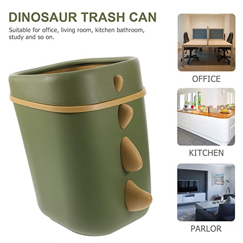 IMIKEYA Dino Trash Can for Home Office Kitchen