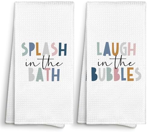 Sviojuce Kids Splash Bath Towel Set of 2 16x24