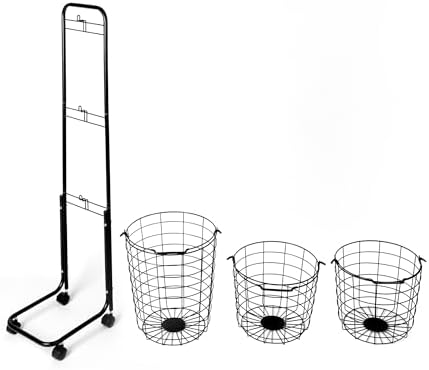 MYOYAY 3-Tier Laundry Cart on Wheels