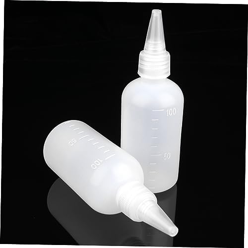 VINTORKY 20 Pcs Refillable White Condiment Squeeze Bottles