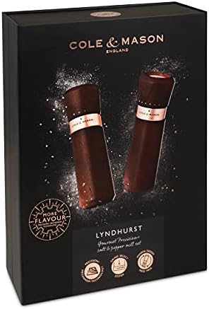 Cole Mason Lyndhurst Salt Pepper Mill Set 1