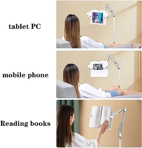 Adjustable Floor Book Stand 180 Rotatable Multifunctional for Kitchen Office Study