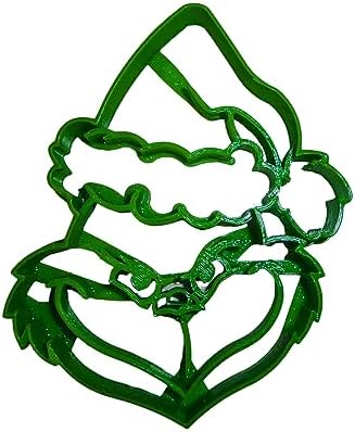 YNGLLC Grinchy Head Cookie Cutter Made in USA