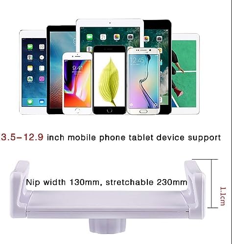 Adjustable 360 Rotation Tablet Floor Stand for Phone Laptop and Book