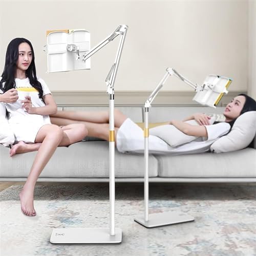 Adjustable Floor Stand for Tablets and Books