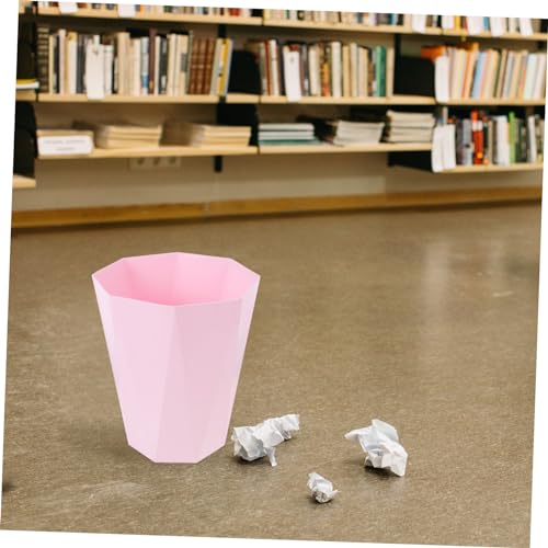 MAGICLULU 1pc Kids Room Trash Can - Simple Pink Dried Flower Bucket