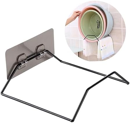Jojofuny Strong Adhesive Bathtub Hooks for Smooth Surfaces Black