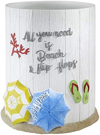Avanti Linens Beach Mode Wastebasket