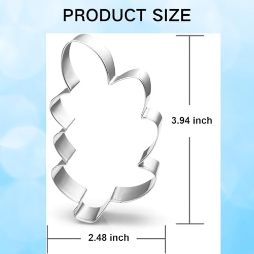 Leaf Cookie Cutter 4 Inch - Baking Tool for Parties