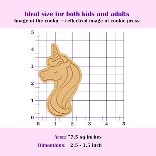 Unicorn Cookie Cutter - Cartoon Series - Dishwasher Safe