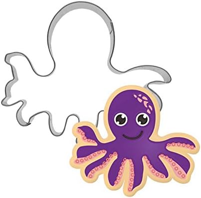 FunnyToday365 Octopus Cookie Cutter Baking Mold