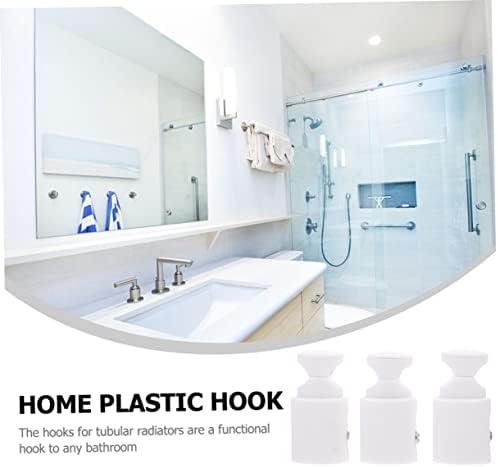 MUELODSIC 3pcs Radiator Hooks for Bathroom Storage