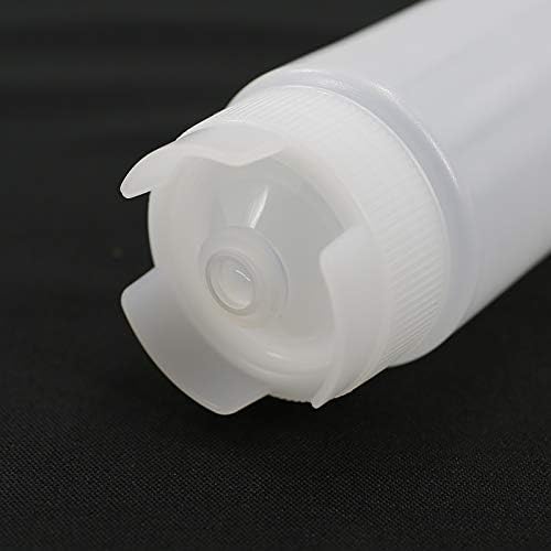 Jiwins 4PCS 12oz Food-Grade Condiment Squeeze Bottles