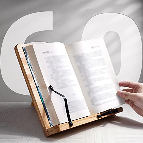 Yuidaaavzz Foldable Book Stand for Reading