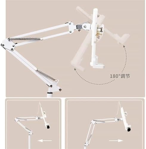 Adjustable Floor Stand for Tablet Book and Phone