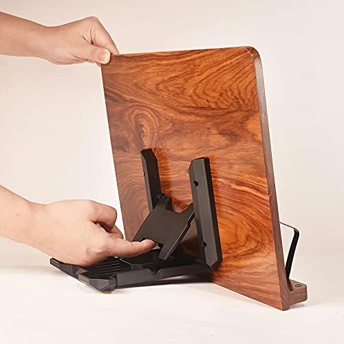 Yuidaaavzz Adjustable Book Stand for Kitchen Office Use
