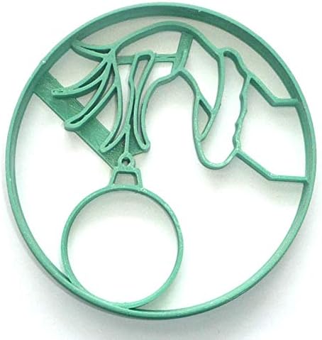 The Grinchy Hand Holding Christmas Ornament Cookie Cutter