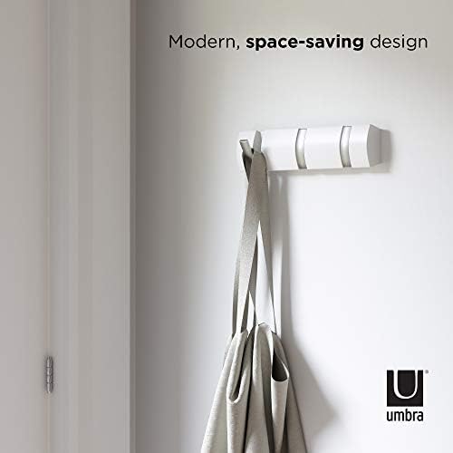 Umbra Flip 3-Hook Wall-Mounted Coat Rack 1