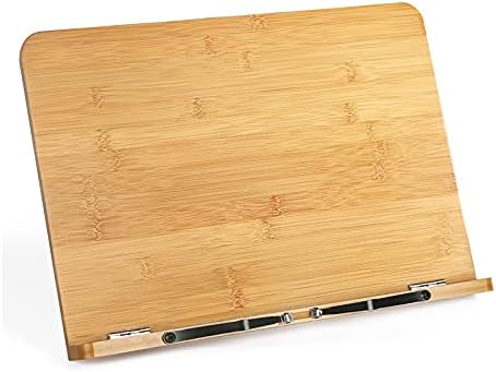Yuidaaavzz Foldable Book Stand for Desk and Kitchen 1