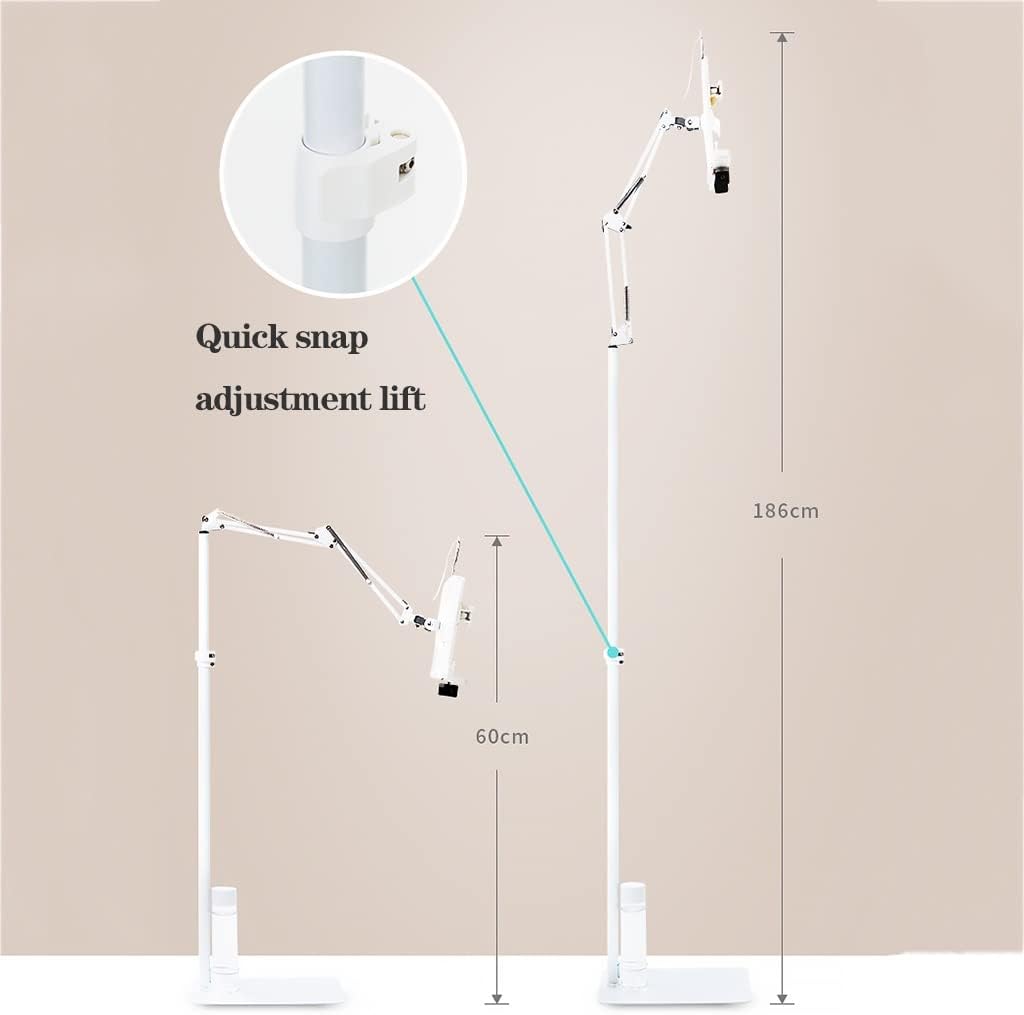 Foldable Floor Stand with 360 Rotation for Tablets Phones and Books