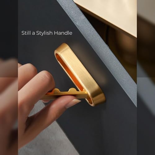 4PCS Heavy Duty Foldable Gold Wall Hooks