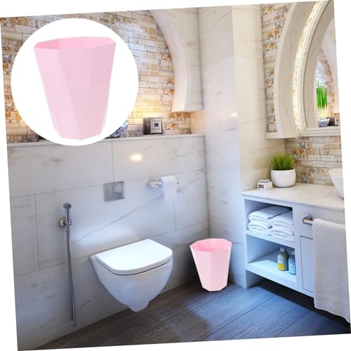 MAGICLULU 1pc Kids Room Trash Can - Simple Pink Dried Flower Bucket