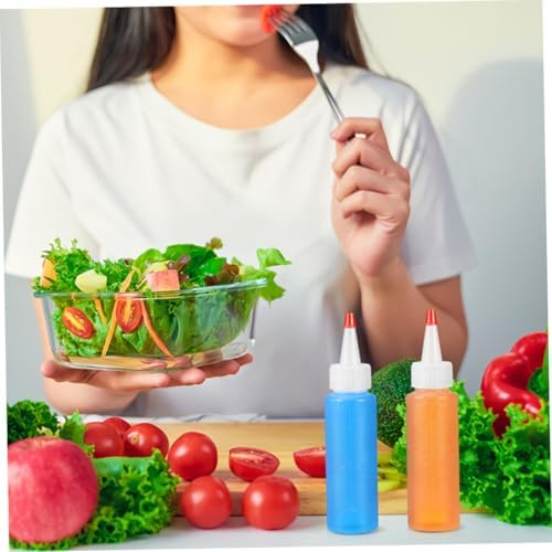 STOBAZA 15 Piece Mini Condiment Squeeze Bottles Set