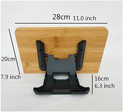 Yuidaaavzz Adjustable Bookstand with Clip Foldable Stand for Desk Reading