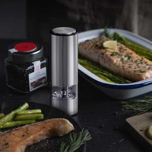 GRUTZ Electric Salt Pepper Grinder Set 1