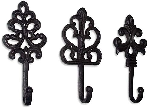 Wallcharmers Set of 3 Rustic Wall Hooks 8 Inch