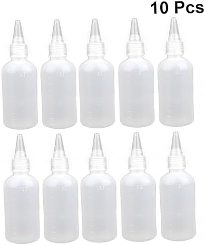 CANIGHT 2 Sets Lightweight 100ml Squeeze Bottles with Leakproof Design and Funnel