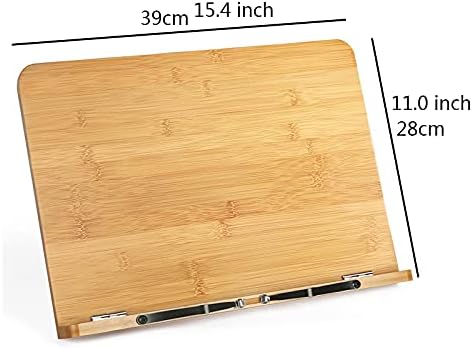 Yuidaaavzz Foldable Book Stand for Desk and Kitchen 1