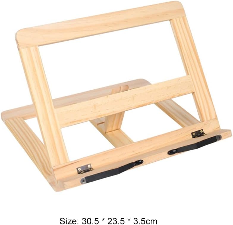 Yuidaaavzz Adjustable Foldable Cookbook Stand
