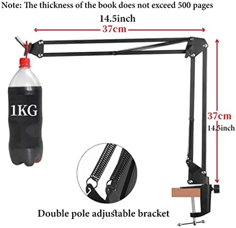 Yuidaaavzz Cookbook Stand with Adjustable Angle