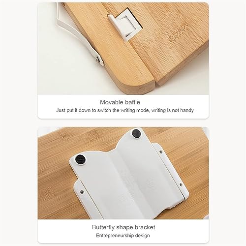Adjustable Wood Book Stand for Reading and Cooking