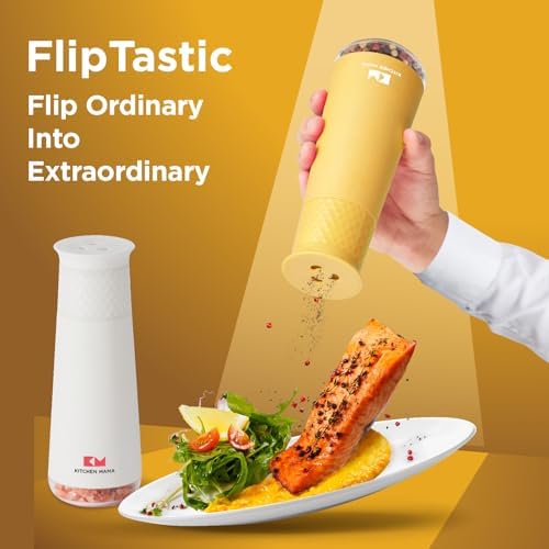 Kitchen Mama Rechargeable Salt Pepper Grinder Set 1
