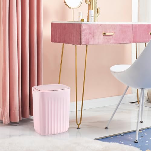 ELPHECO 35 Gallon Motion Sensor Trash Can with Lid Pink