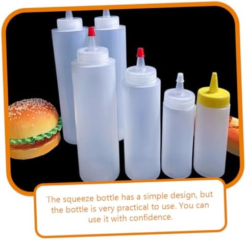 Garneck 2oz Condiment Squeeze Bottles Set of 15