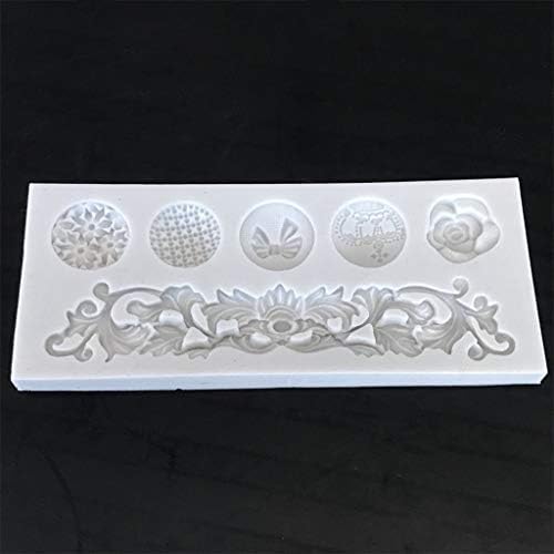 Sugarcraft Embossed Pattern Cookie Silicone Cutter