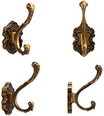 SDH Antique Brass Coat Hooks - Heavy Duty Rust Resistant
